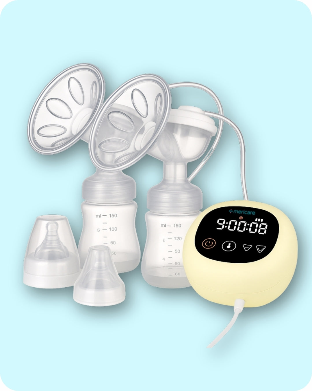 MERICARE S033BB dvojitá elektrická odsávačka mateřského mléka