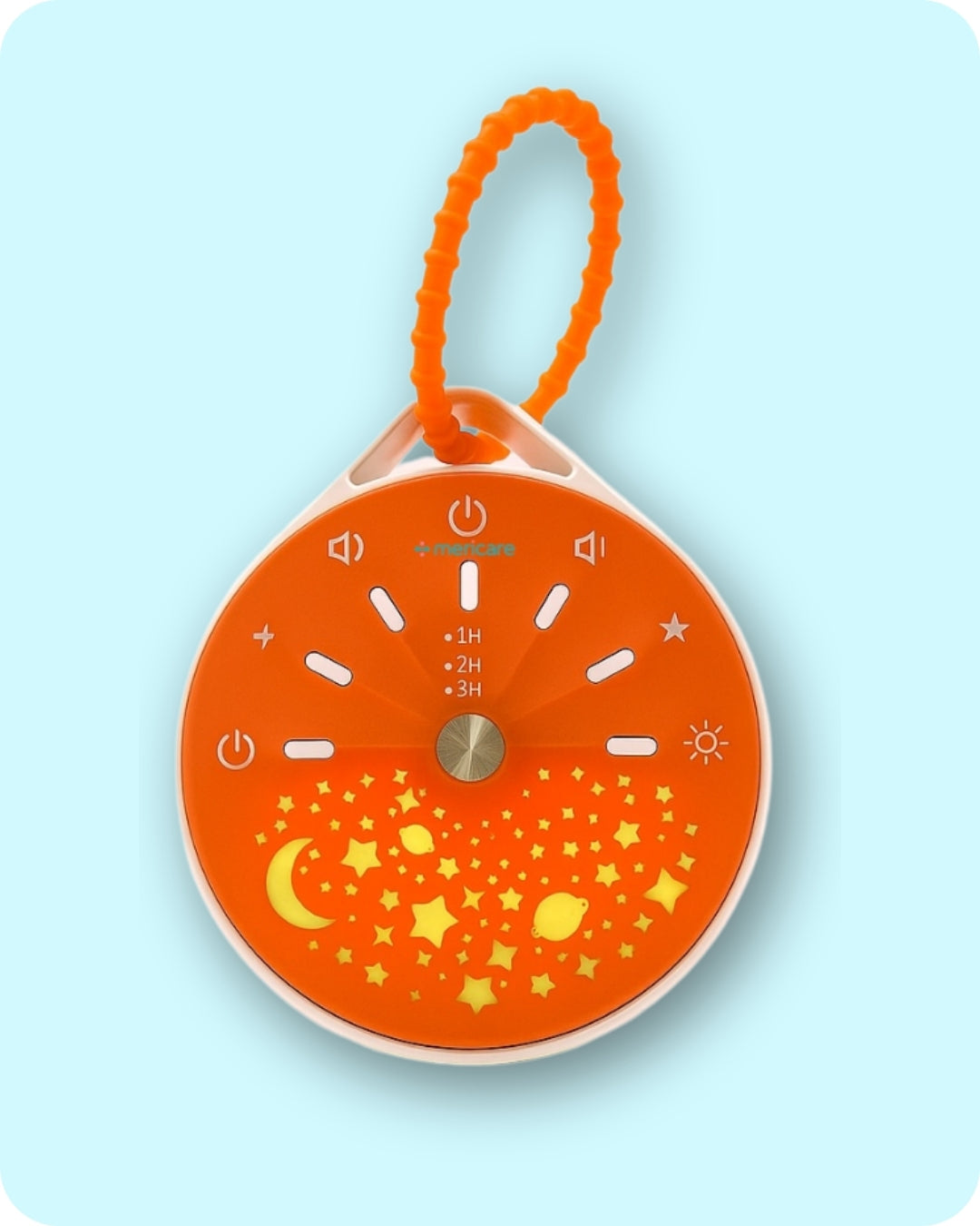 MERICARE K6 přenosný dětský usínáček, bílý šum