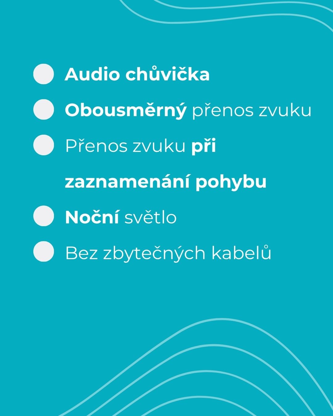 MERICARE DBM-8 digitální audio chůvička