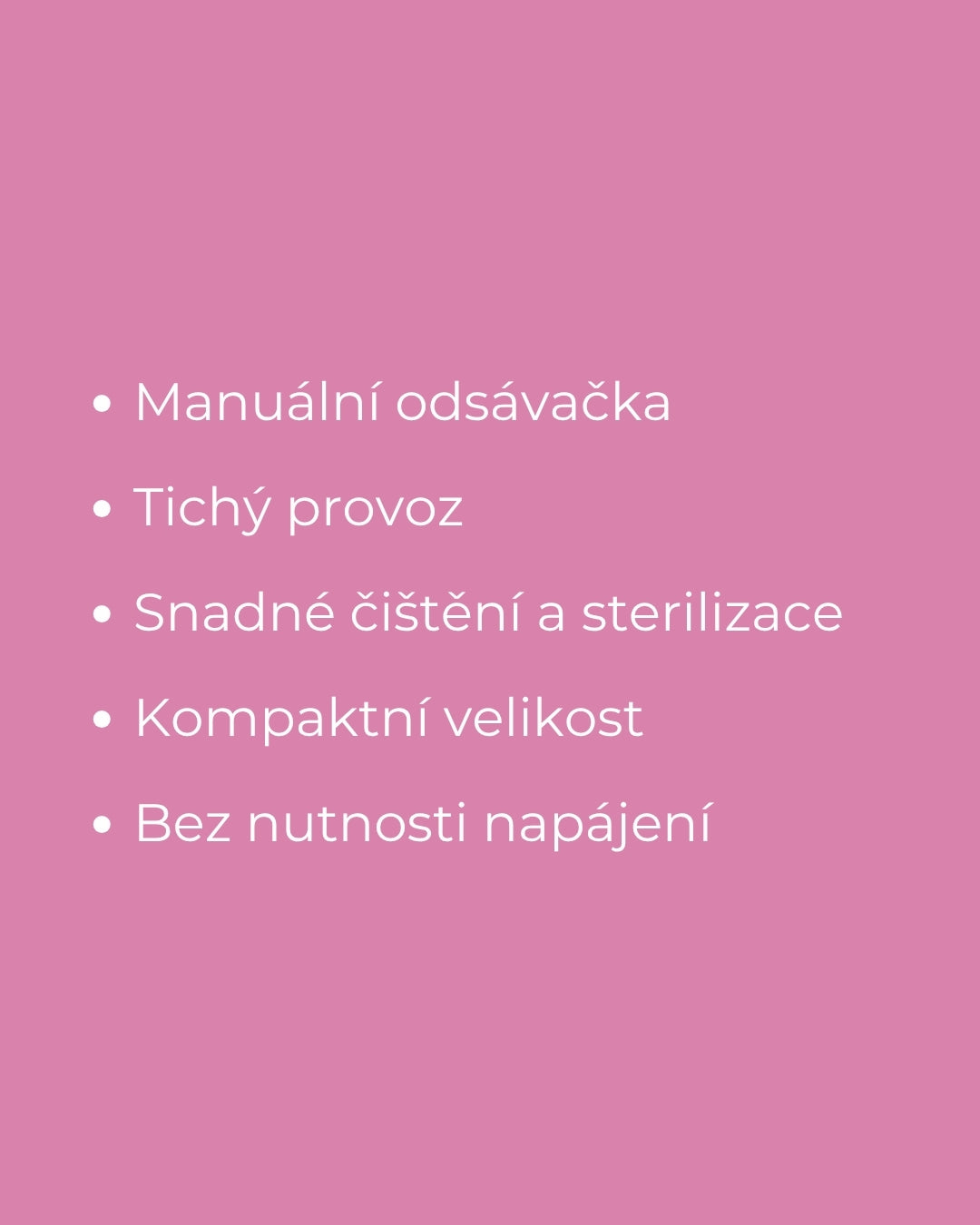 MERICARE RH-208 manuální odsávačka se zásobníkem