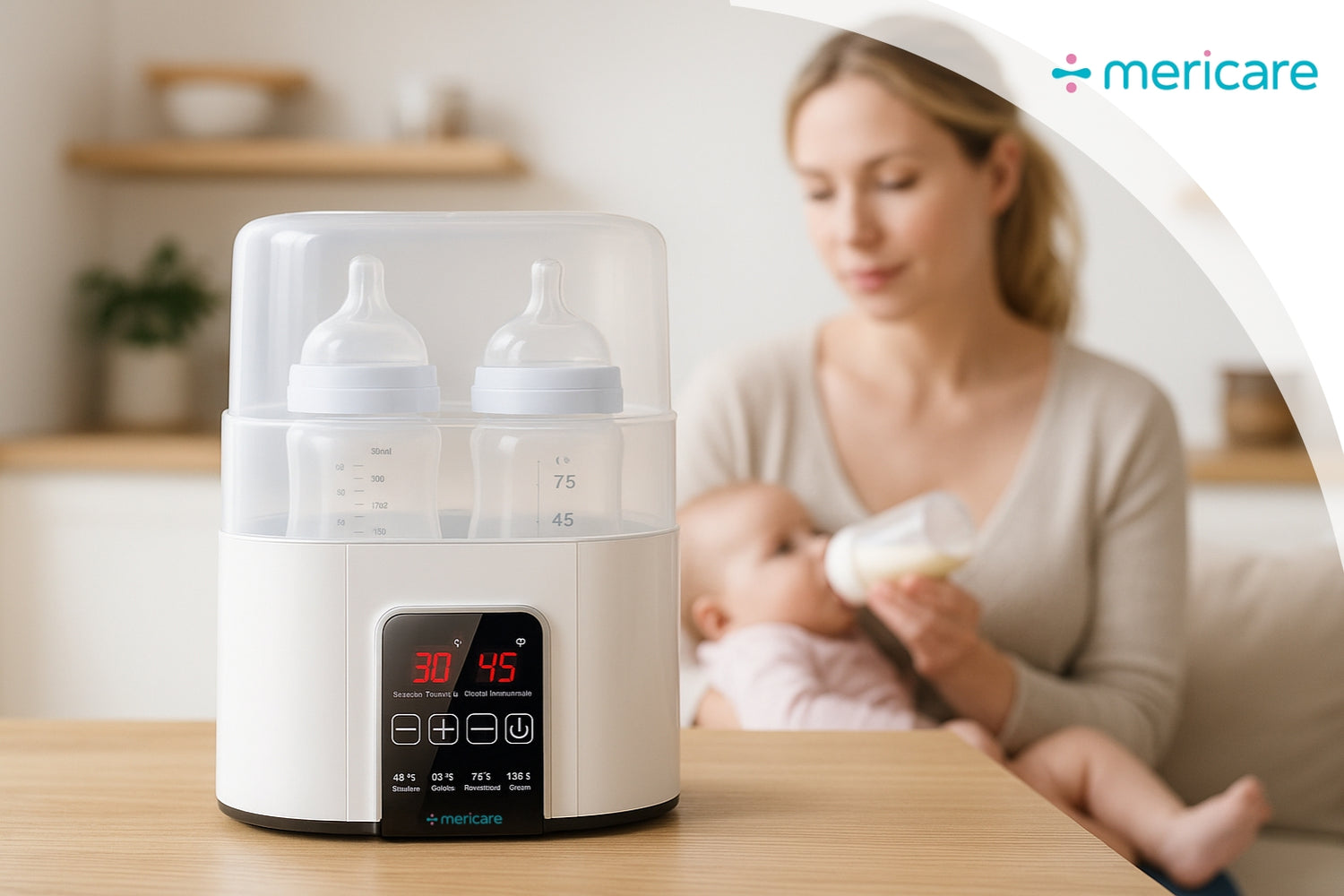 MERICARE N20 Skylight Double elektrický ohřívač na 2 kojenecké lahve