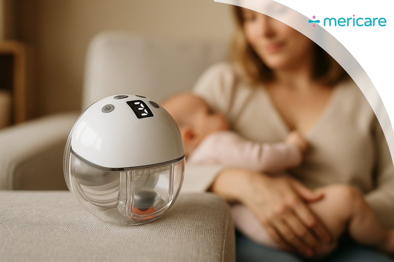 MERICARE D199 nositelná elektrická odsávačka mateřského mléka