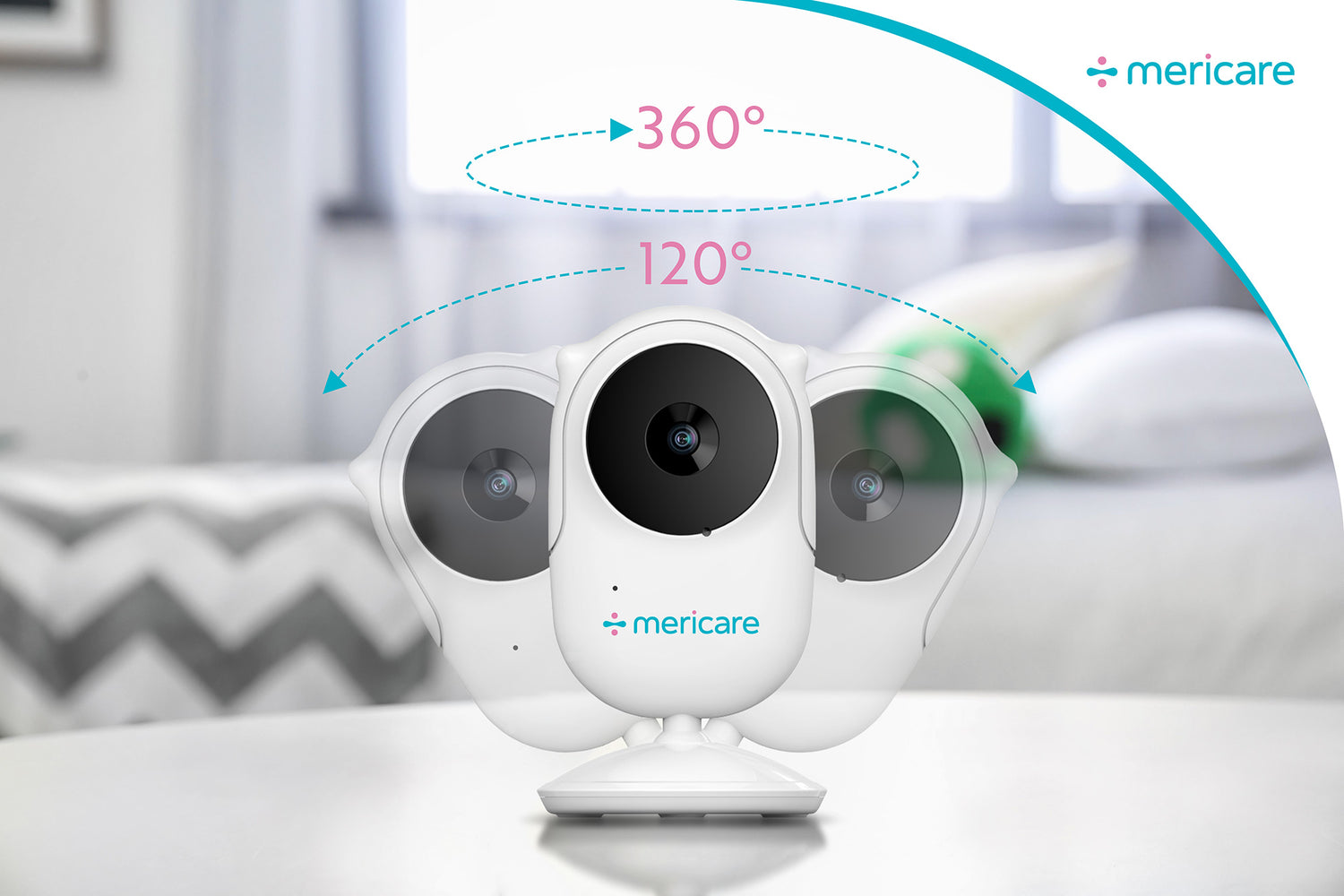 MERICARE SM25 dětská video chůvička 2,4&quot;