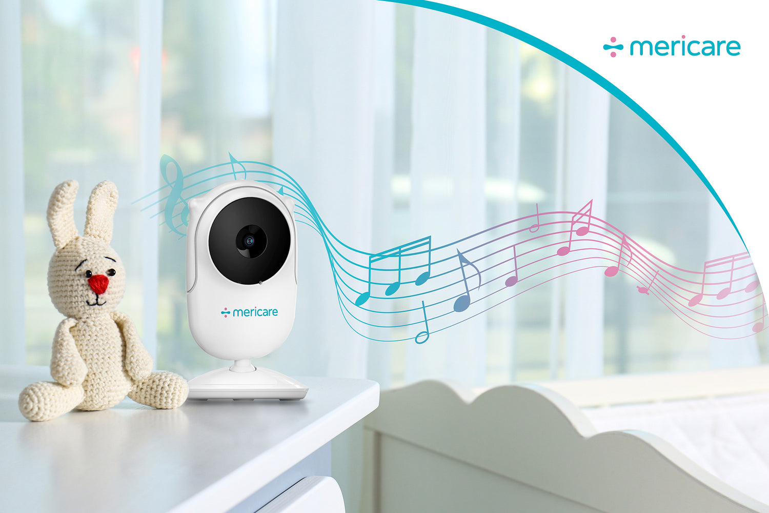 MERICARE SM25 dětská video chůvička 2,4&quot;