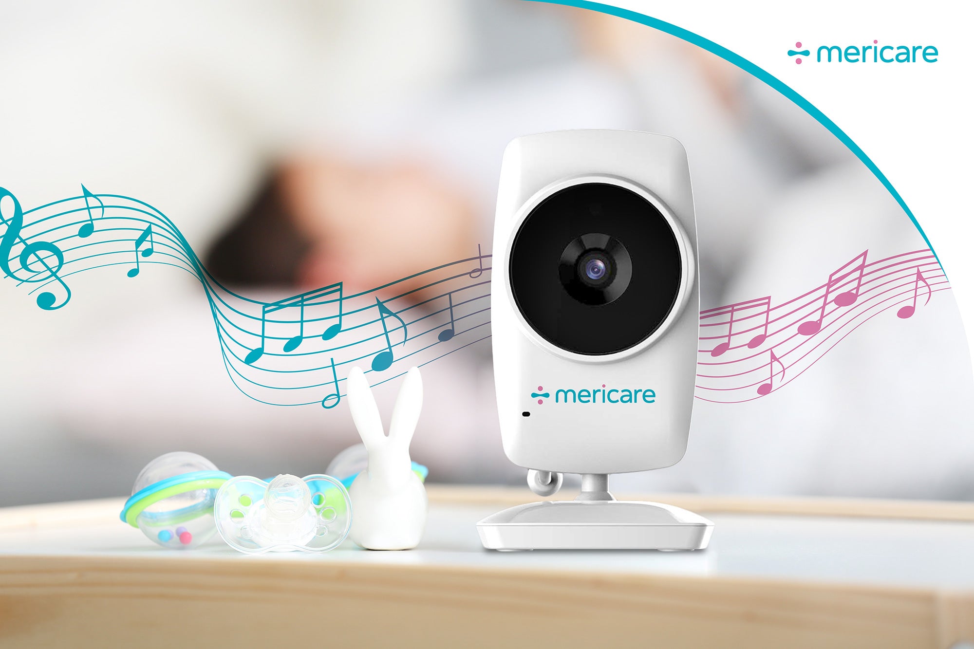 MERICARE SM32 dětská video chůvička 3,2&quot;