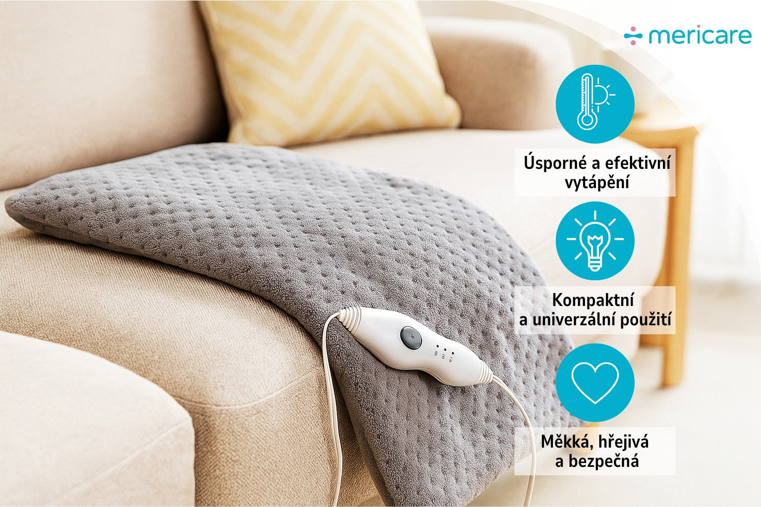 MERICARE CM2004 elektrická dečka