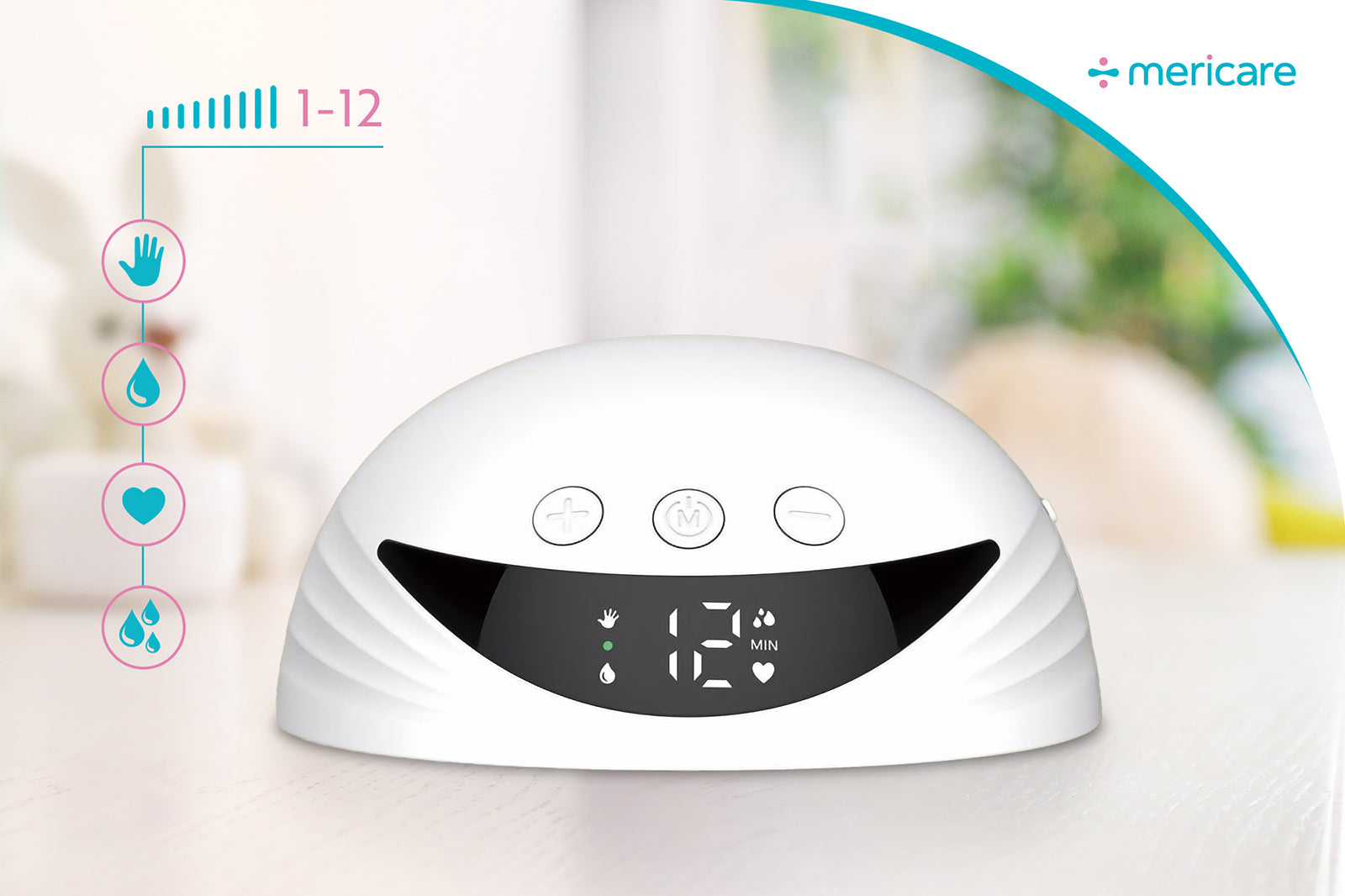 MERICARE MY-375 elektrická odsávačka mateřského mléka Hands-Free