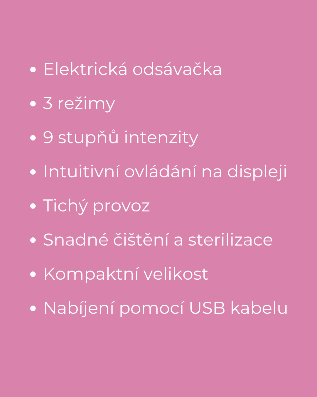 MERICARE RH-289 elektrická odsávačka mateřského mléka