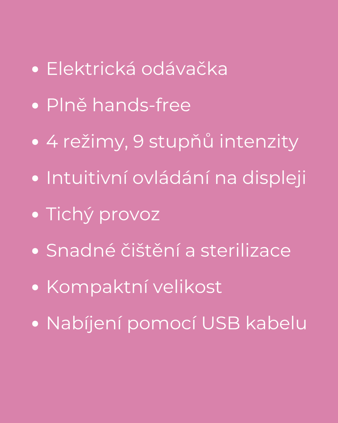 MERICARE D199 nositelná elektrická odsávačka mateřského mléka