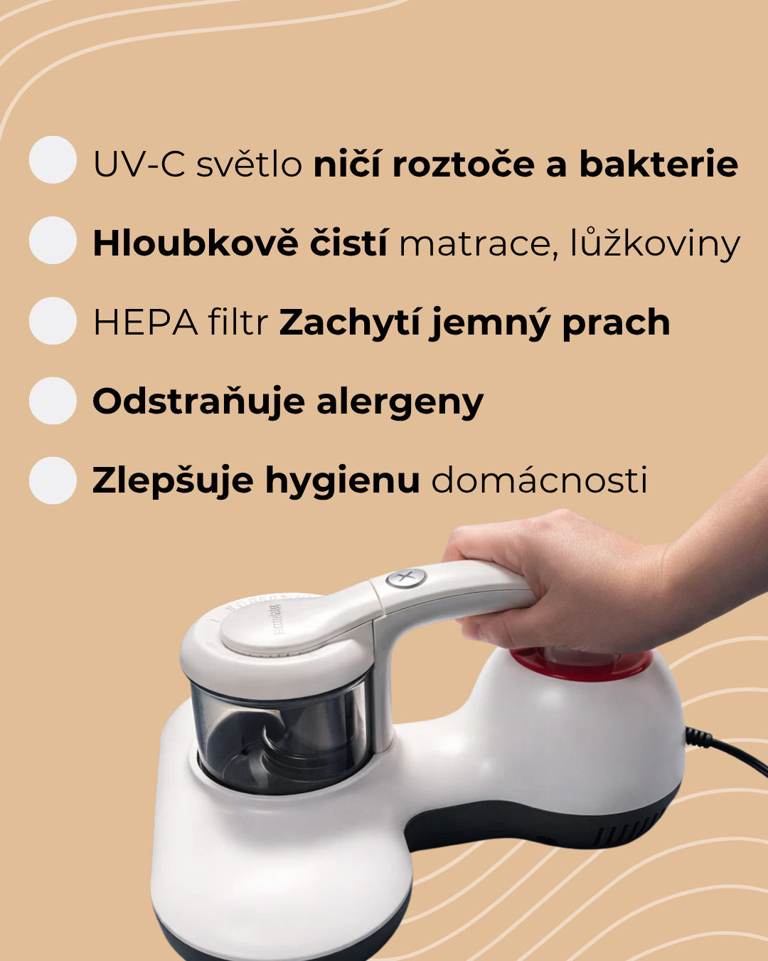MERICARE LW-P1003 vysavač s UV lampou
