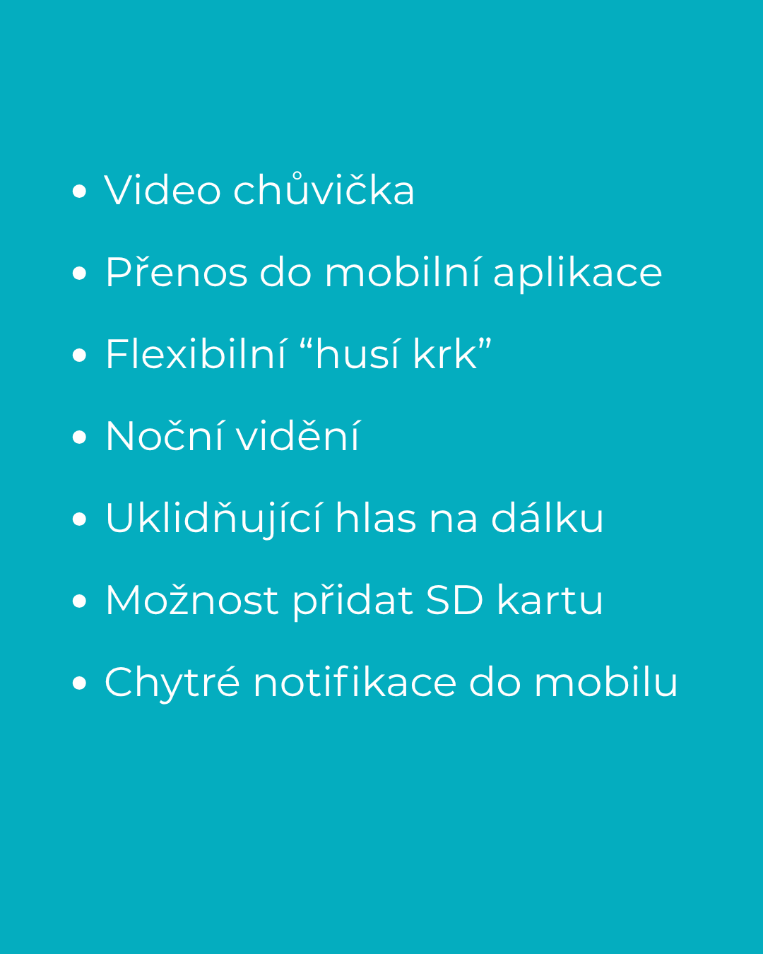 MERICARE C1 Wi-Fi chytrá chůvička s nočním viděním