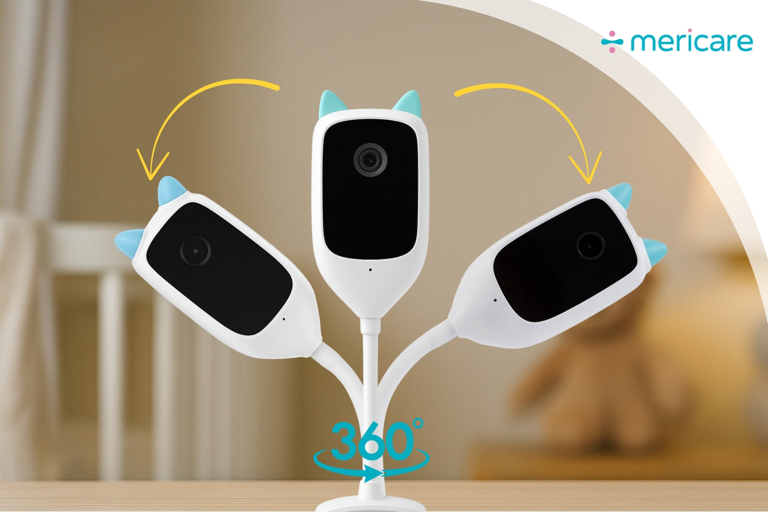 MERICARE C1 Wi-Fi chytrá chůvička s nočním viděním