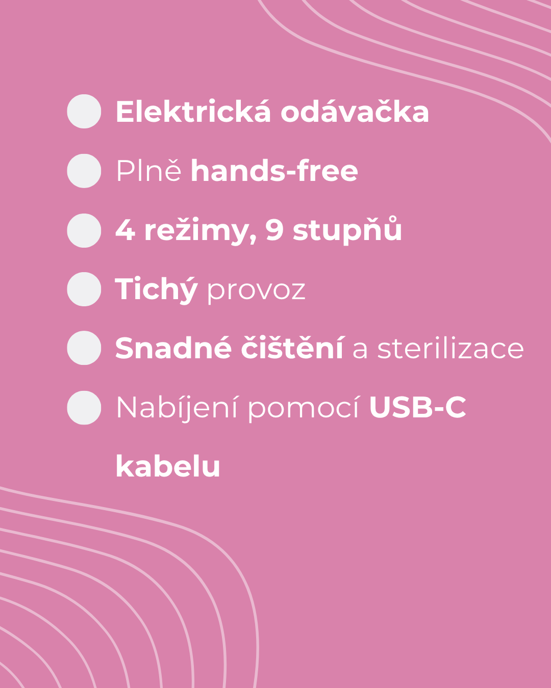 MERICARE D199 nositelná elektrická odsávačka mateřského mléka